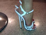 Mega highheels on sexy feet