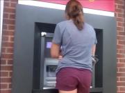 NICE MUFFIN BUTT AT THE ATM!!!!