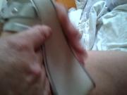white wedges mules job 3