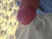 cuming at the beach