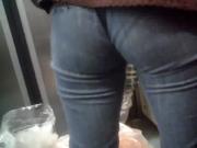 PLUMP MUFFIN ASS WITH VPL AND WEDGIE