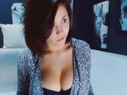 Cute Cam Babe Sucks her Dildo and Fuck Herself