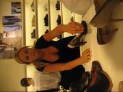 Nice Downblouse Cleavage At Shoe Store