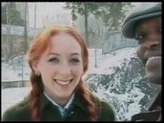 Amanda and Berra outside