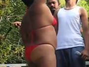 trini aunty wining