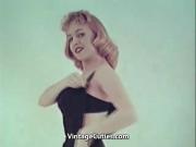 Hot Sweetie Shows Us Her Tight Body 1950s Vintage
