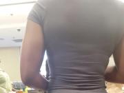 Candid Bubble butt ebony at Publix 2