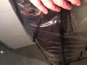 PVC and nylons pissing