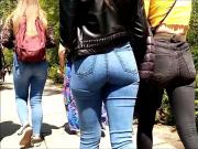 Hot teens with jeans ass