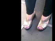 candid mature feet in bus closeup CAM07034-36 HD