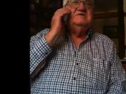 gandpa show on webcam