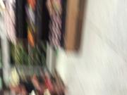 delicious woman with thong in the supermarket