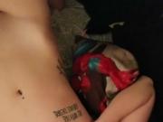Cumming all over tatood girlfriend