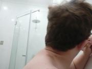 Sucking My Dildo on the Wall 2