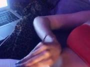 Ebony shemale short tease