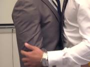 MENATPLAY Latino In Suit Hector De Silva Anal Fucks Employee