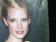 Jessica Chastain Cum Tribute Part 3