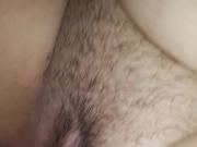 I put my cock in my girlfriends wet unshaved pussy