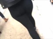 Ass in leggings