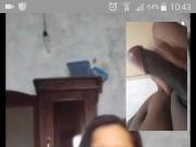 Me with stranger video call dick flashing part 2