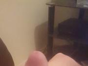 Playing with my big cock