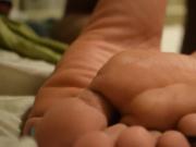 Femboy feet close up