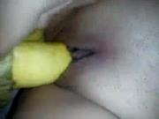 Self fuck with bannana