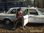 taxi diver fucks teen anal in public