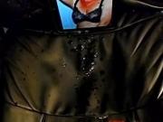 Huge load of 13 shots cum tribute from my uncut cock