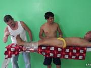 Asian Boy Rave Tied and Tickled