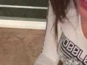 Girl gives handjob and blowjob