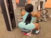 Big booty working out