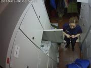 Spy in russian KFC locker room 10