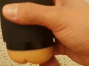 Fleshlight first time wanking spunk