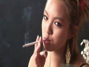 Hot Asian Smoker Seduces You