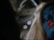 Emma Rigby The Festival Riding cock dressed as a Smurf