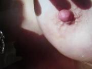 playing with my breast