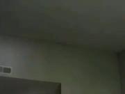 Teen strips and fucks herself