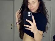 Sexy slut in booty shorts