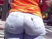 spy cam African jean booty