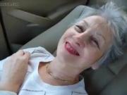 Mature wife Karen receives and I clean up BBC cream pie.