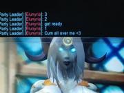 8 Spurts of cum for Elunyria's Draenei WoW cum tribute