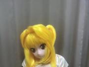 kigurumi in pajamas vibrating