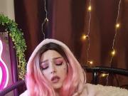 Cutie In Pantyhose Masturbates Pussy