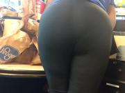 Sexy Ass BBW Cashier VPL