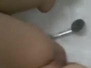 Showing Her Goods And Masturbating