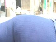 Big blue ebony booty