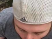 Bearded cap guy sucks