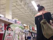 19yr old college girl upskirt at craft store