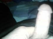 Big boobed Girl with long nails toys herself with big BLACK